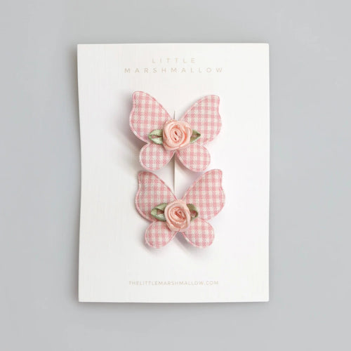 Garden Butterfly Pigtail// Pink