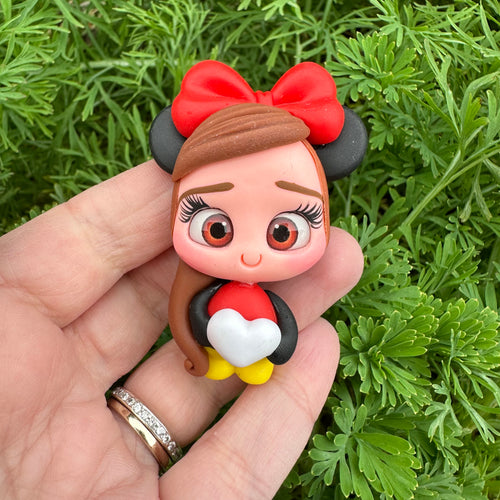 Custom Character Mouse Girl Clay Bow