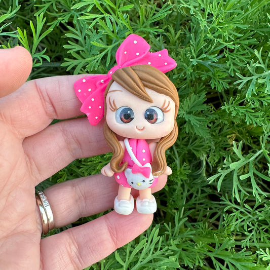 Custom Character Girl Clay Bow