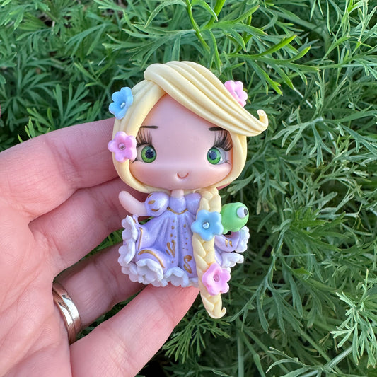 Custom Princess Clay Bow