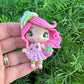 Custom Strawberry Shortcake Clay Bow