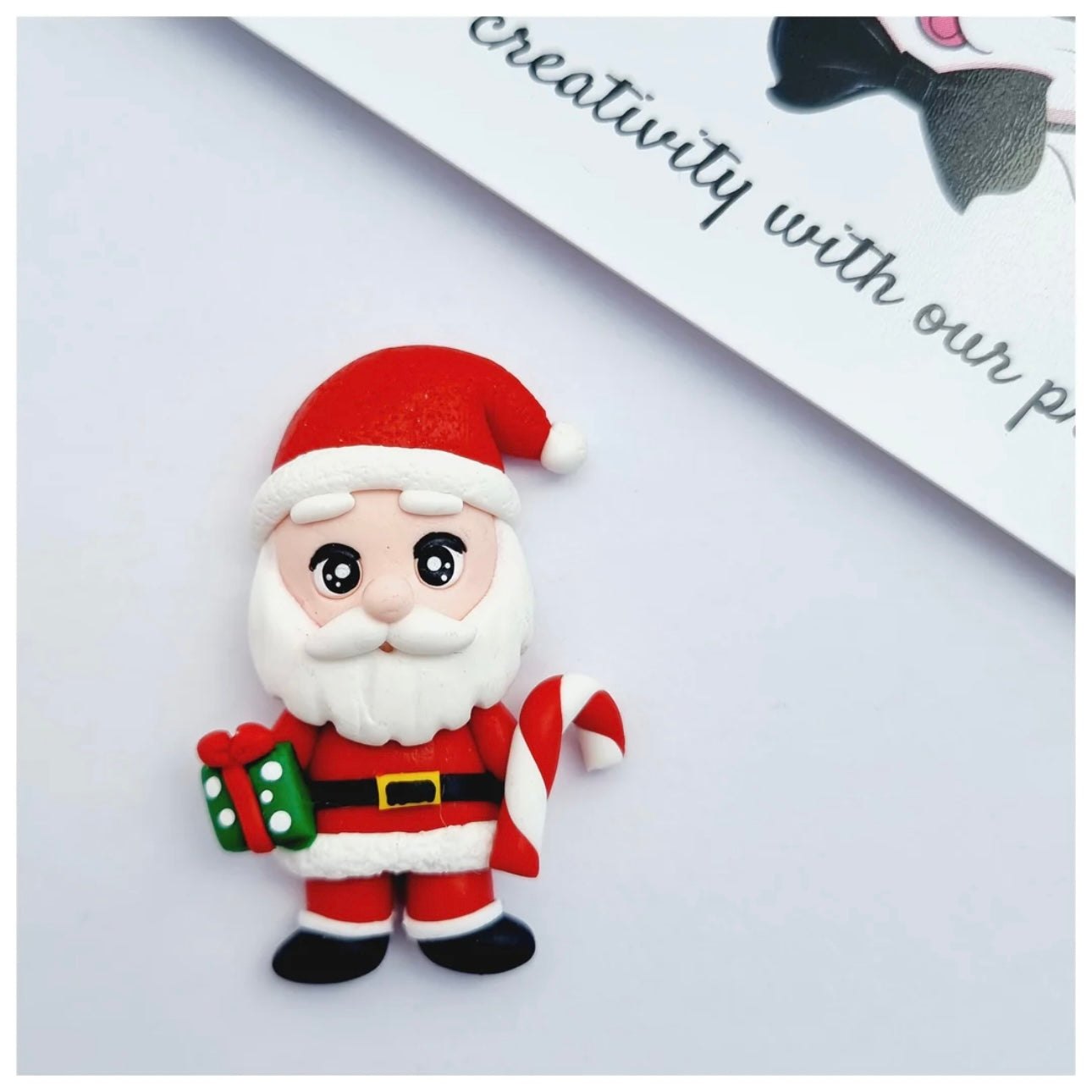 Custom Santa Clay Bow