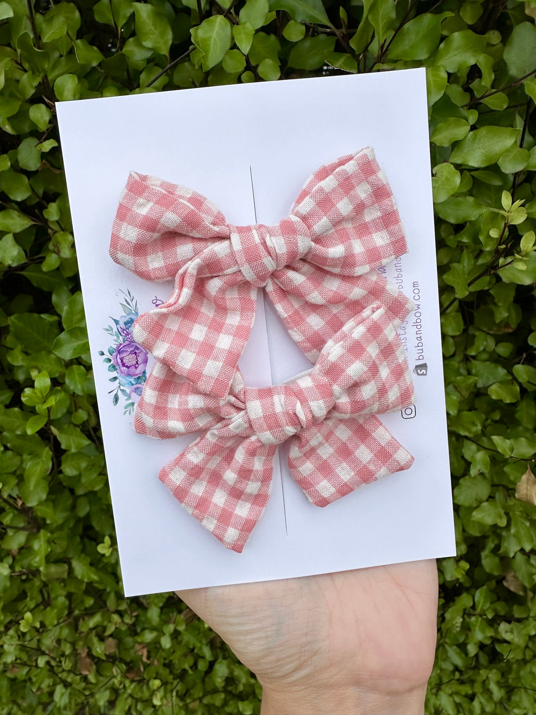 Patterned Pixie Bow Pair