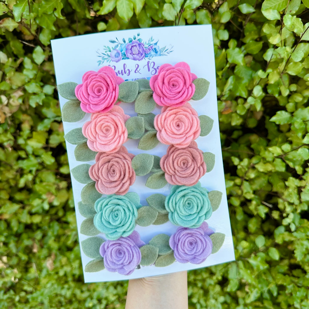 Limited Edition Mini Felt Blooms