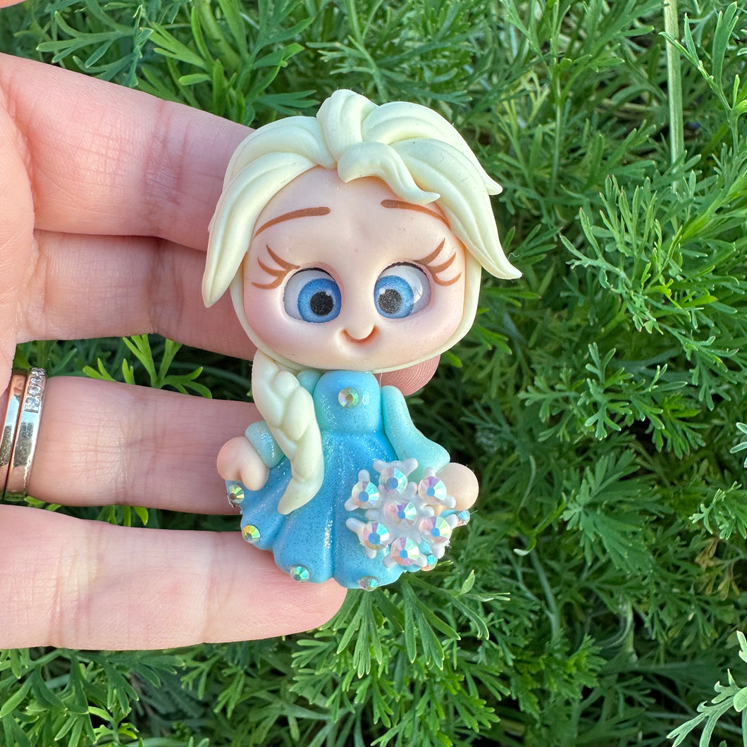 Custom Princess Clay Bow