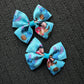 Stitch Ribbon Bow Piggy Clips