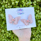 Pale Pink Lace Butterfly Piggys