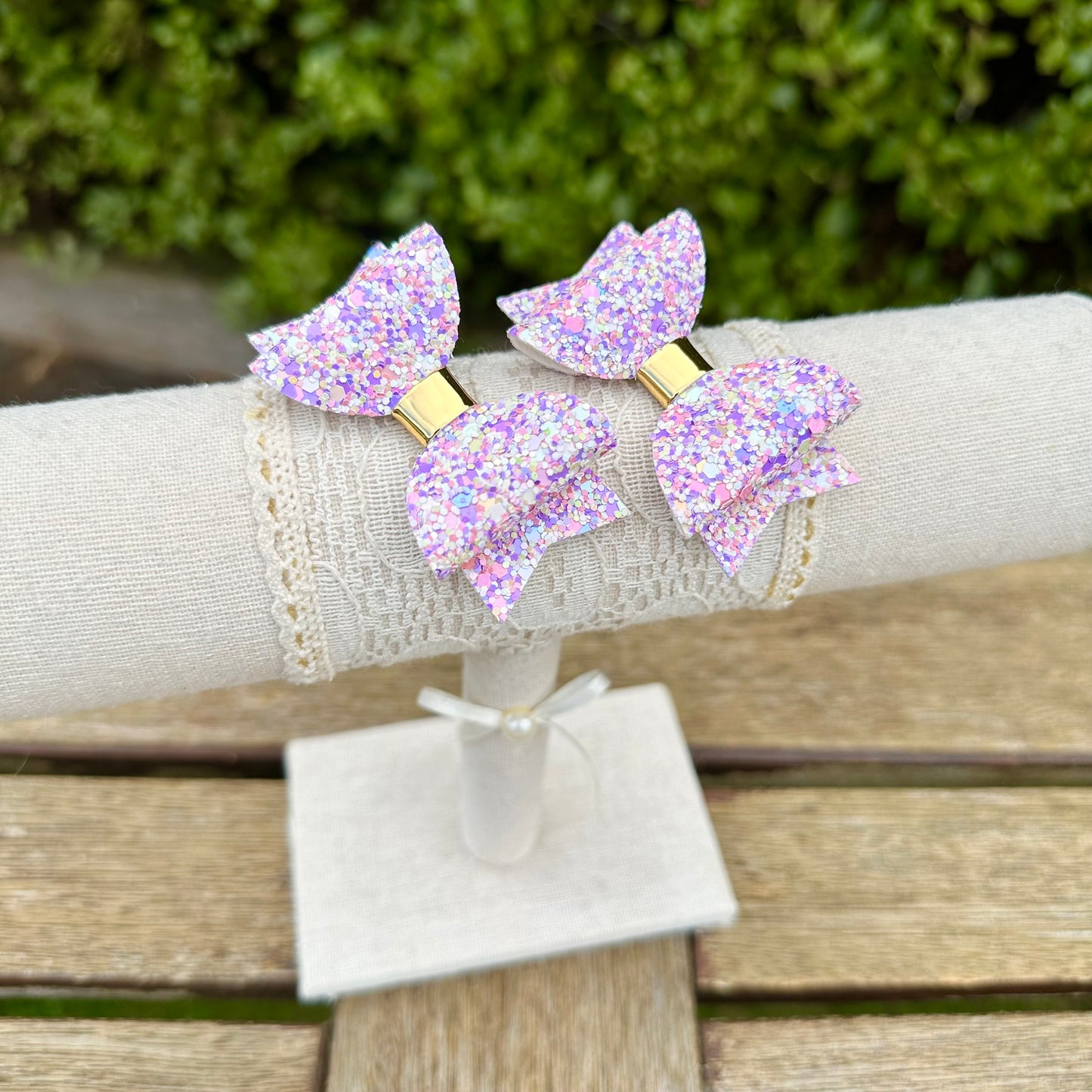 Baby Dolly Bows// Fairy Floss Glitter