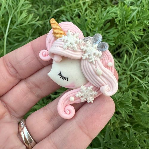 Custom Unicorn Clay Bow