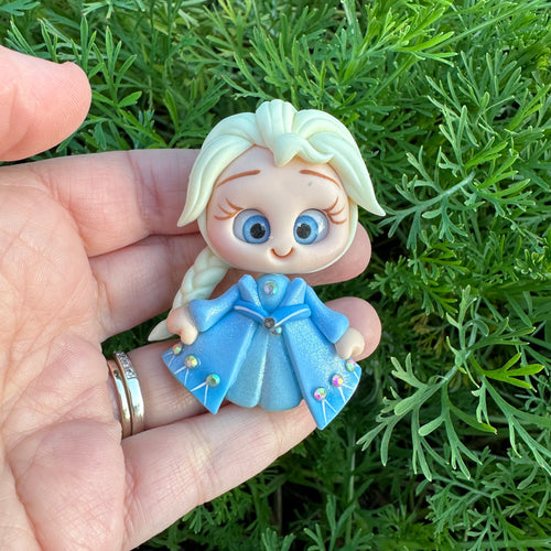 Custom Princess Clay Bow