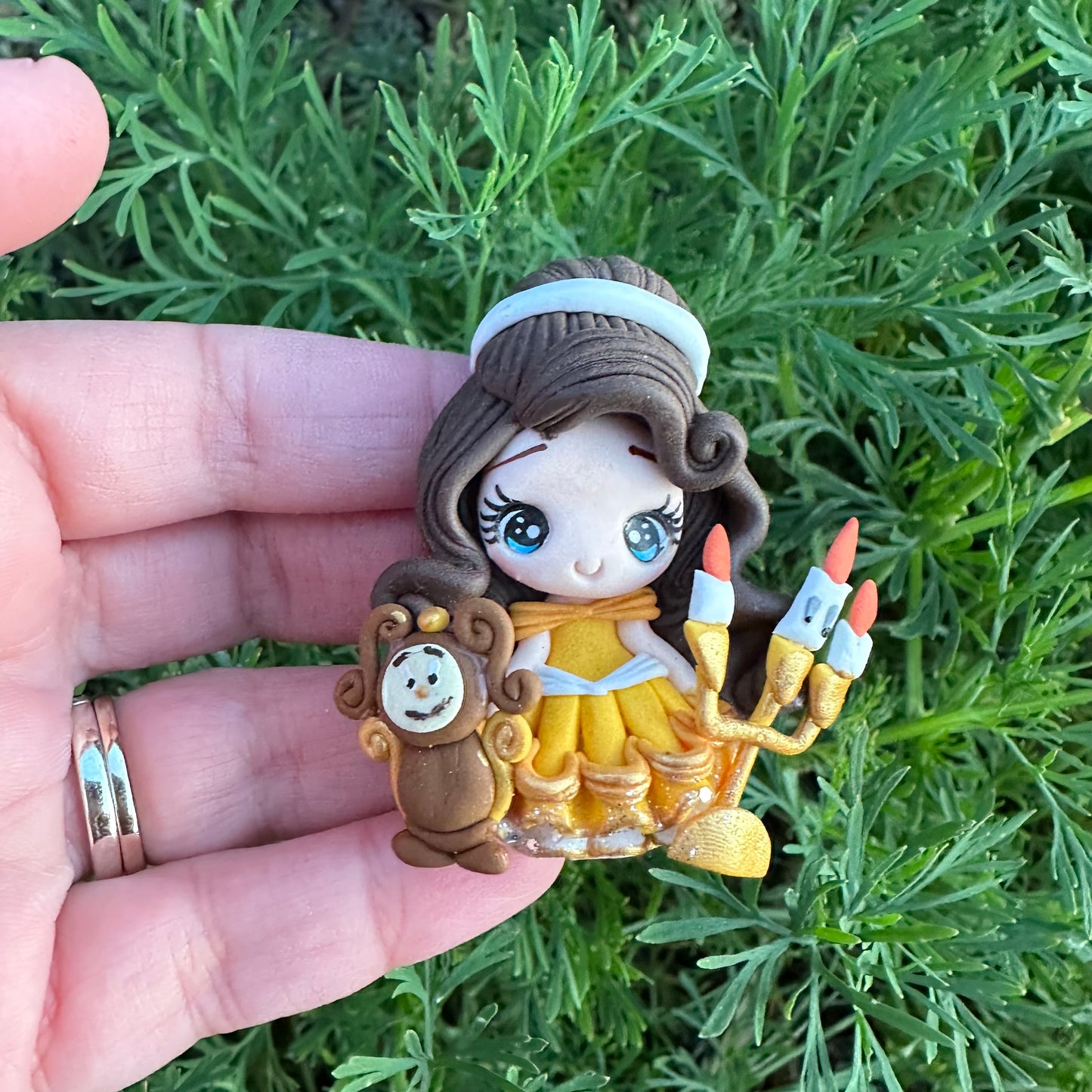 Custom Princess Clay Bow