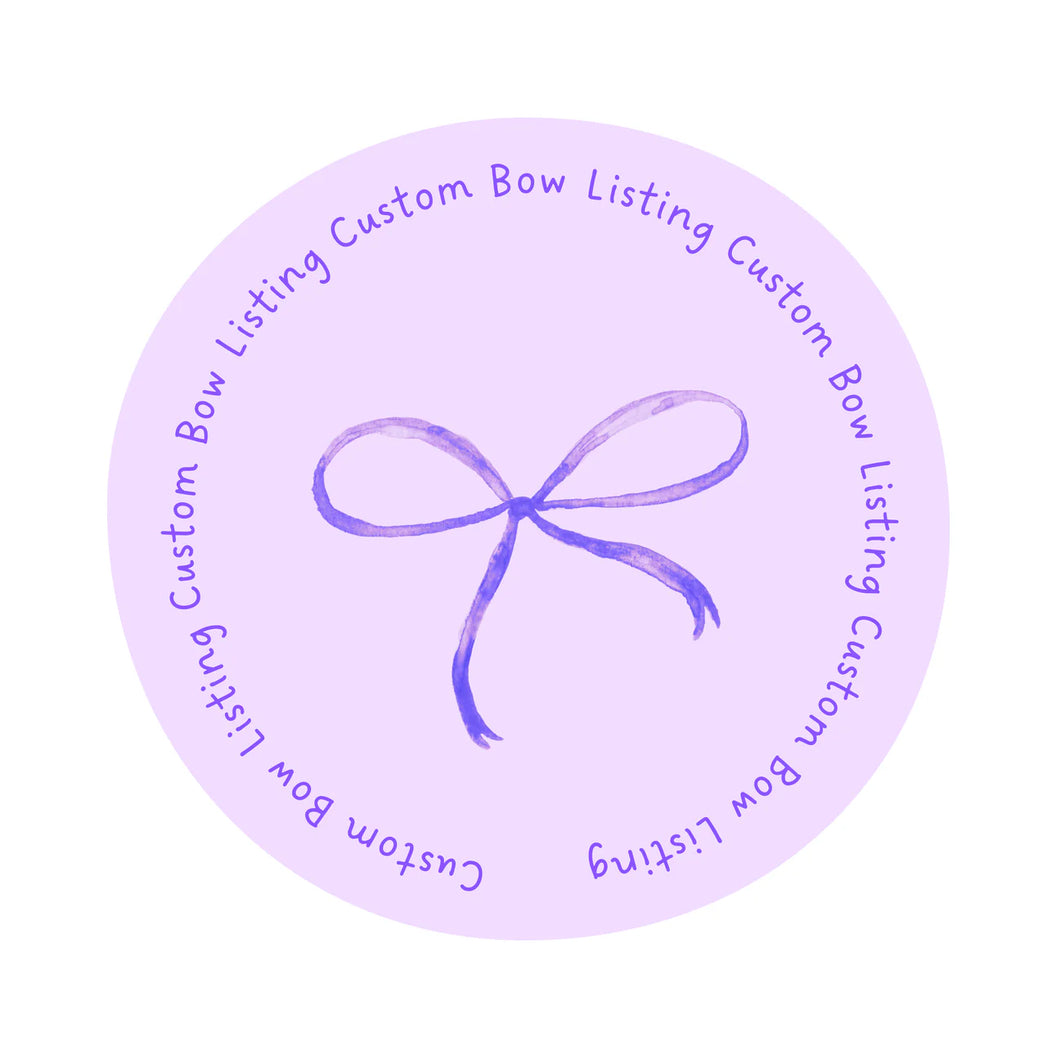 Custom Baby Inogen Bow (each)