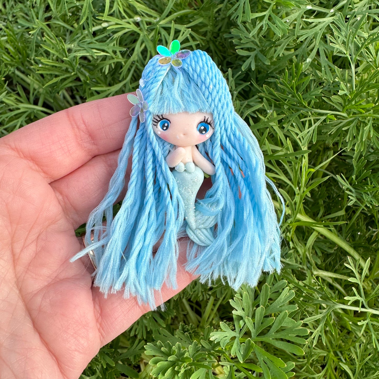 Custom Mermaid Clay Bow