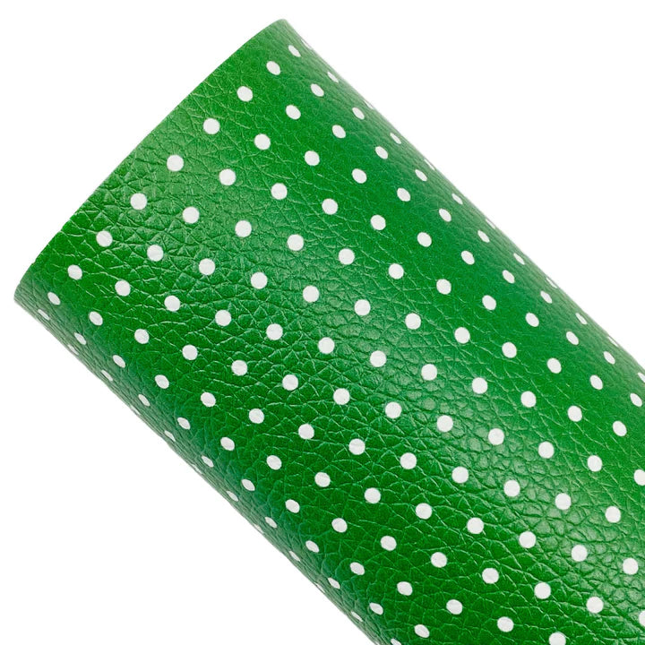 Green Christmas Dots