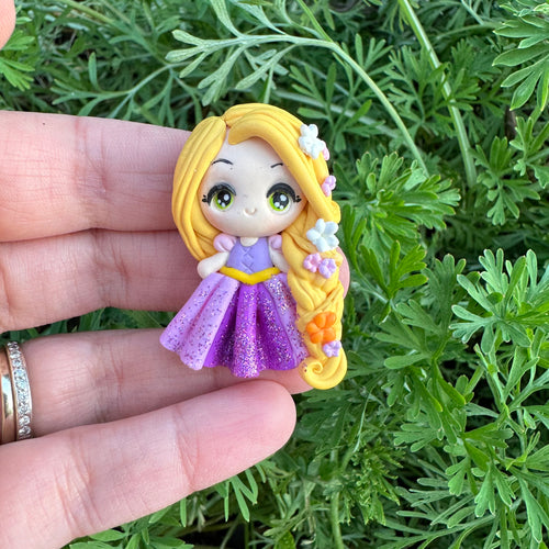 Custom Princess Clay Bow