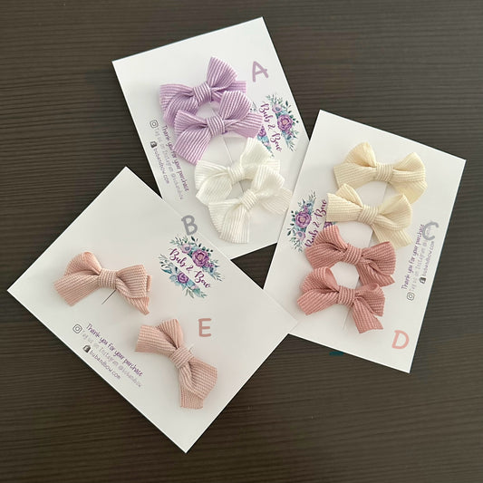 Assorted Textured Bows