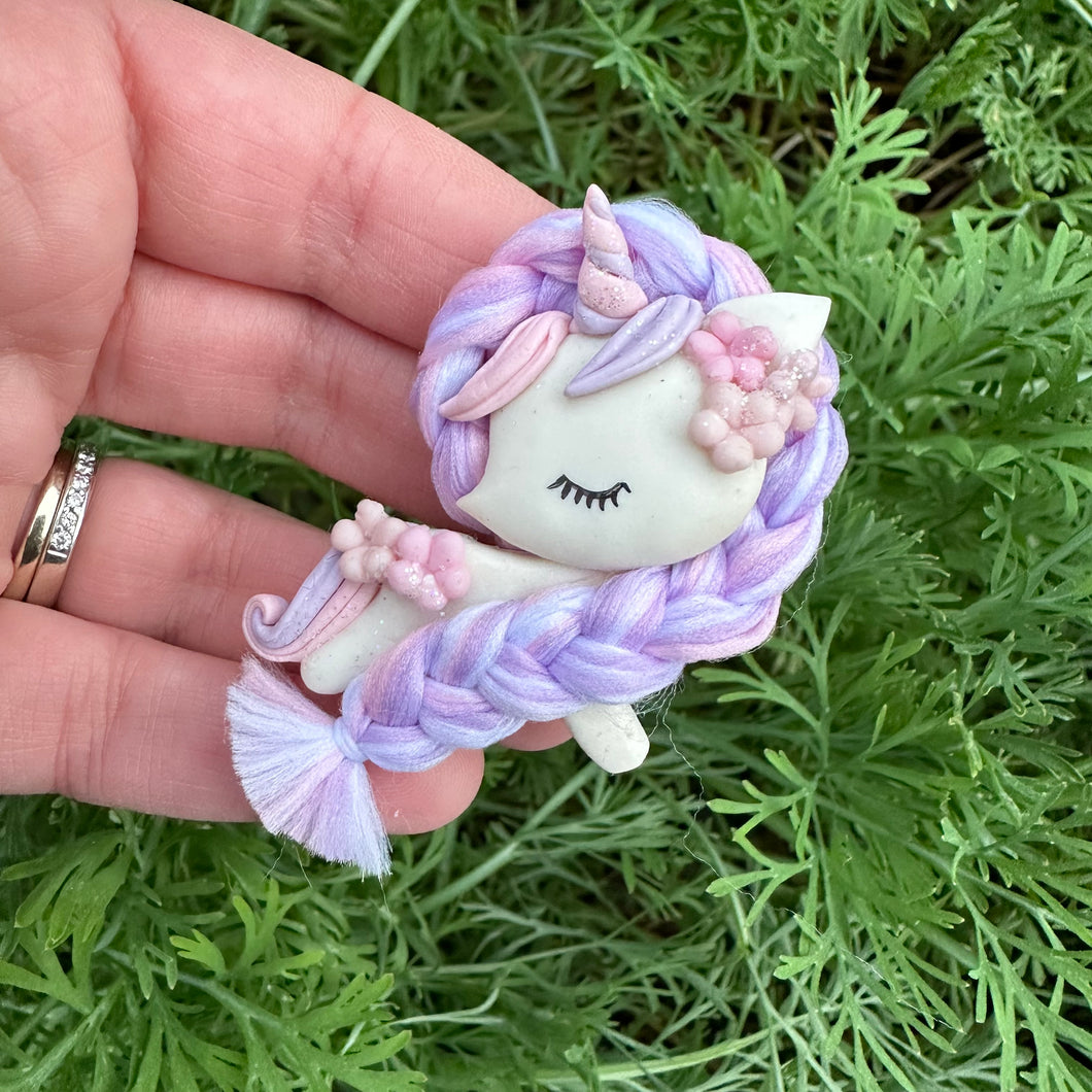 Custom Unicorn Clay Bow