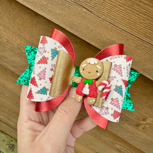 Christmas Clay Bow