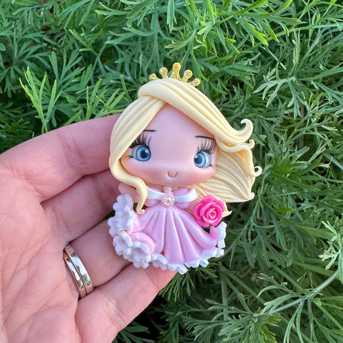 Custom Princess Clay Bow