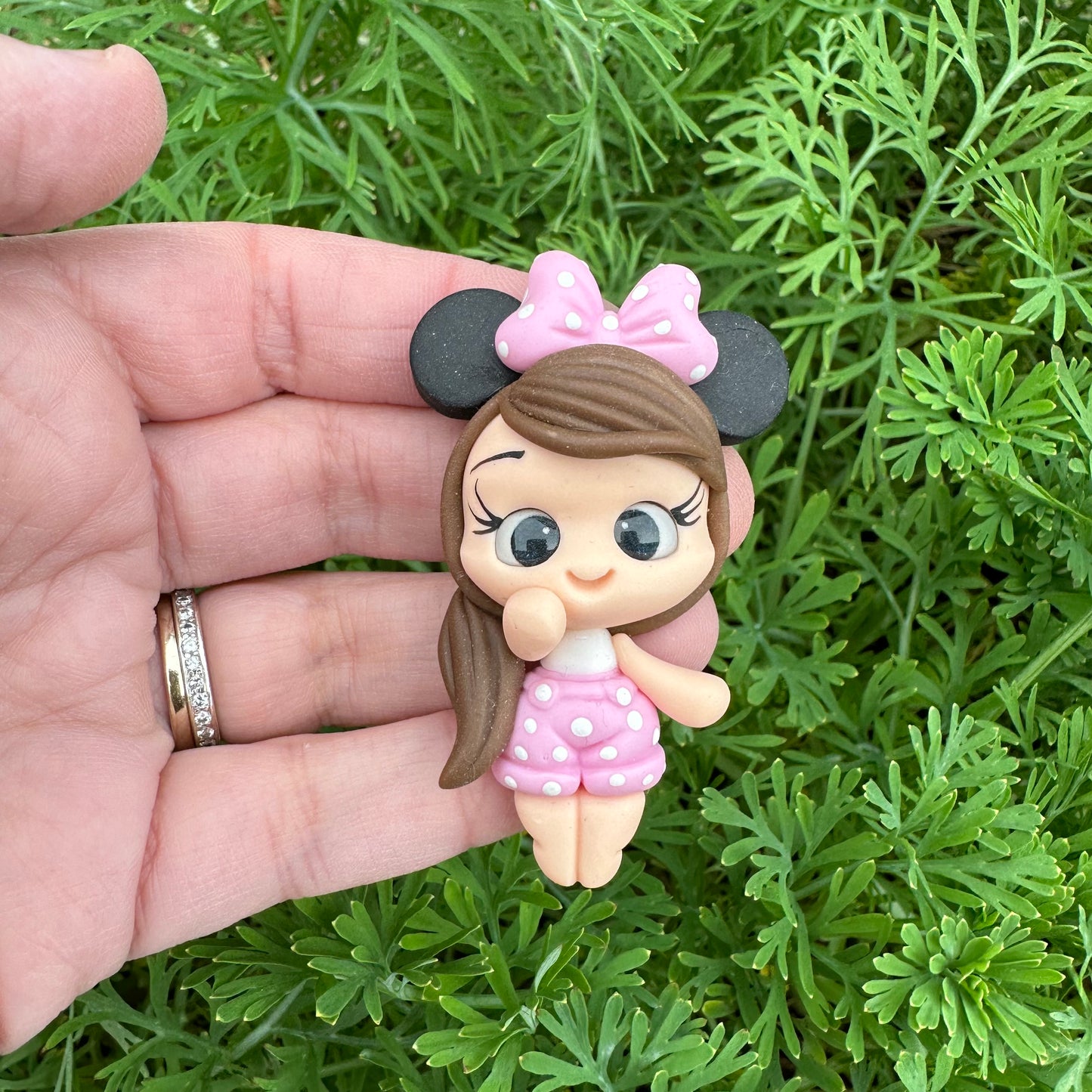 Custom Character Mouse Girl Clay Bow