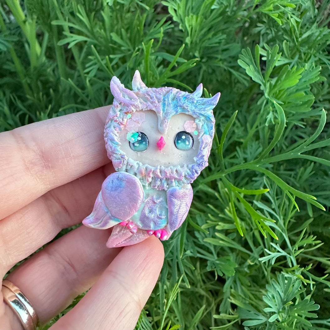 Custom Owl Clay Bow