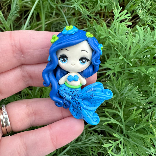 Custom Mermaid Clay Bow