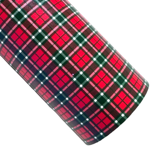 Red Tartan Print Smooth