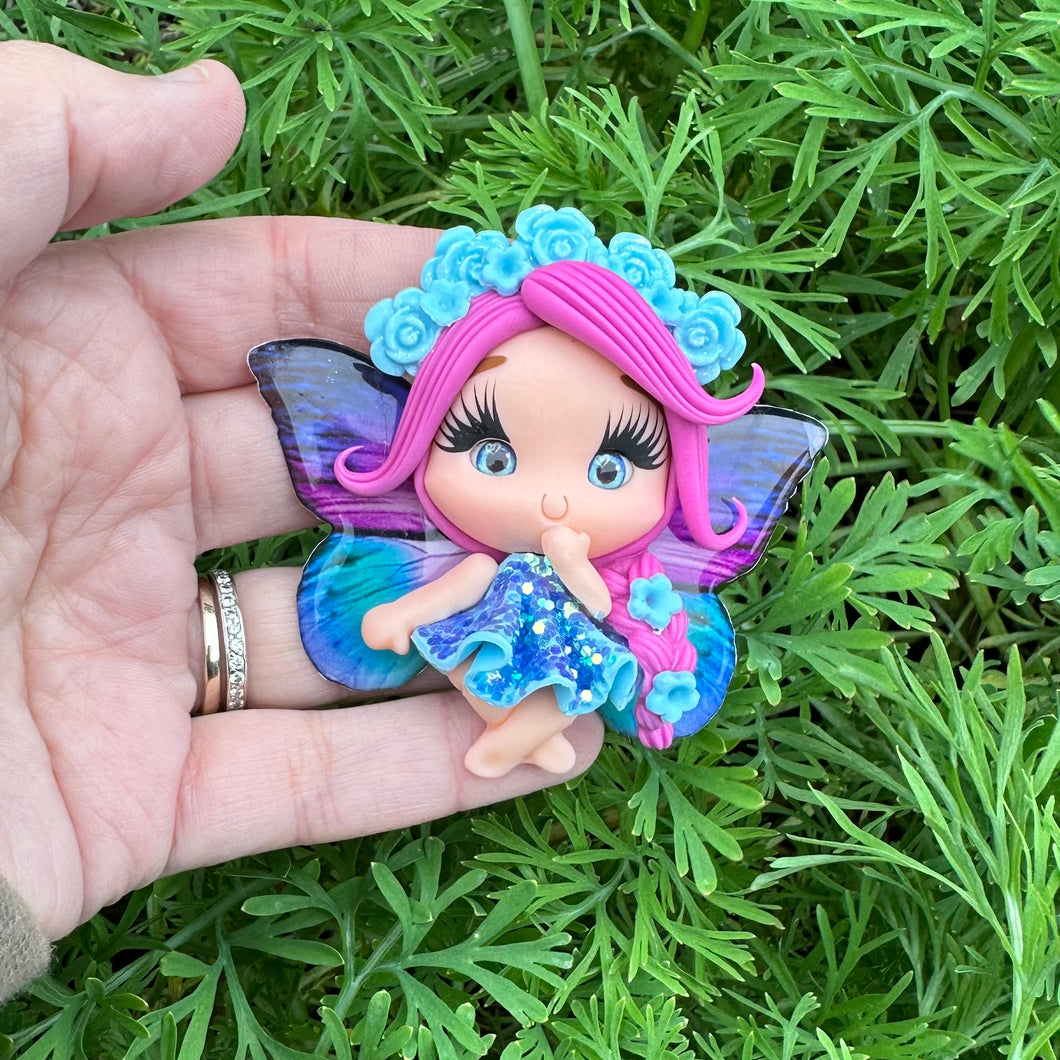 Custom Fairy Clay Bow