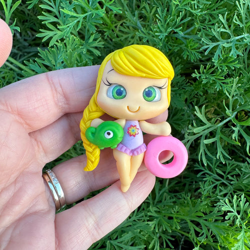 Custom Princess Clay Bow