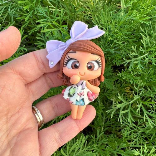 Custom Girl Clay Bow