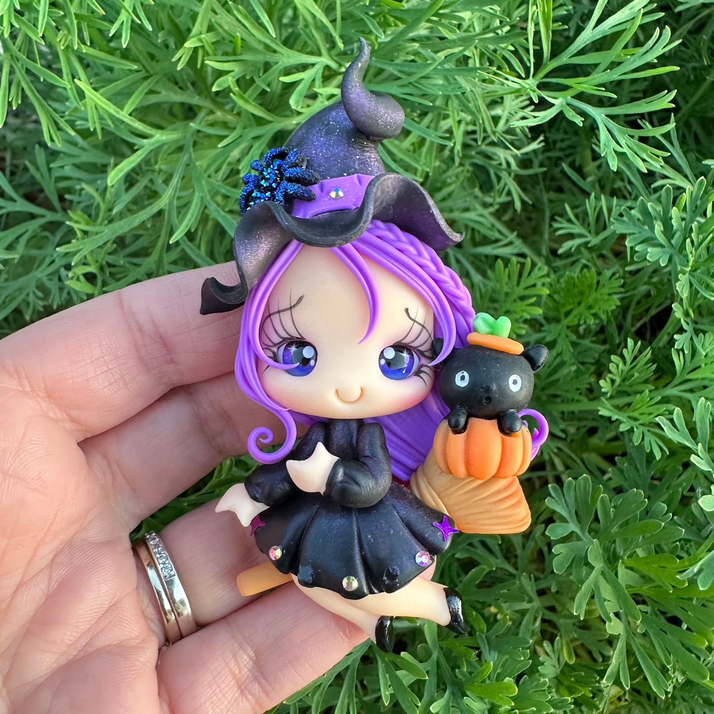 Custom Witch Clay Bow