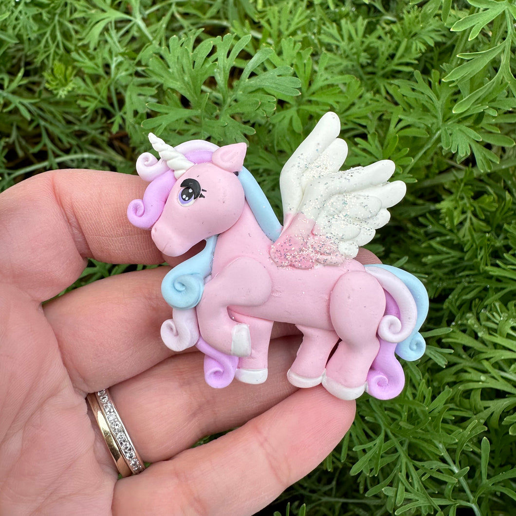 Custom Unicorn Clay Bow