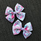 Marie Ribbon Bow Piggy Clips