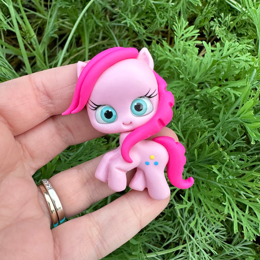 Custom Pony Clay Bow