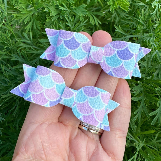 Mermaid Tail Mini Mae bows