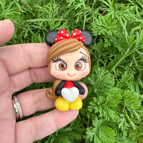 Custom Character Mouse Girl Clay Bow