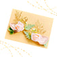 Deluxe Glitter Silk Flower Reindeer Clips