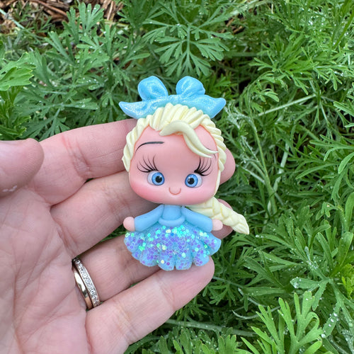 Custom Princess Clay Bow