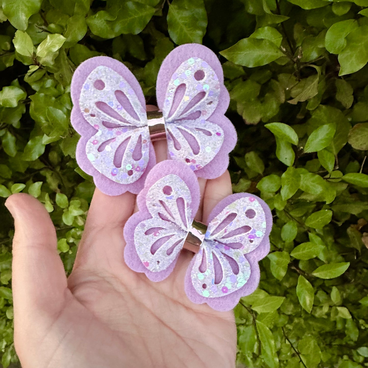 Purple Flutterfly Bow