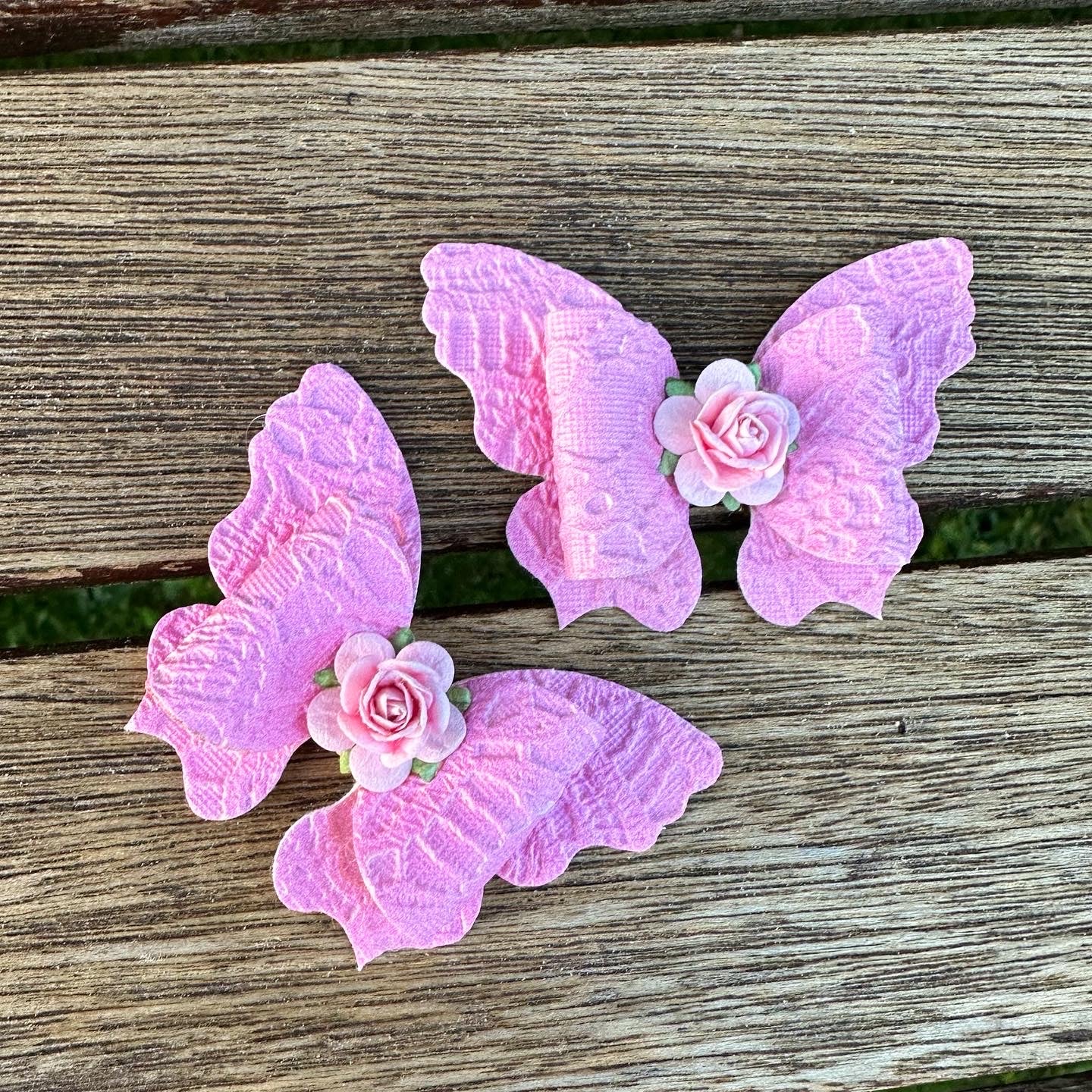 Candy Pink Lace Butterfly Piggys