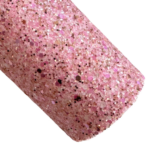 Rosey Pink Kisses Chunky Glitter