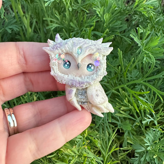 Custom Owl Clay Bow