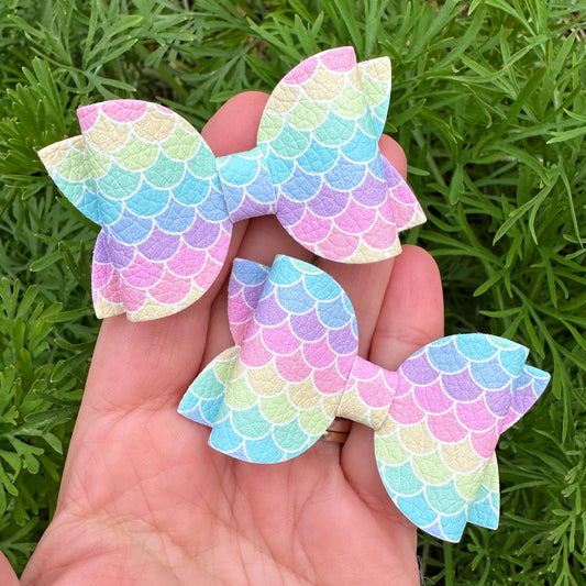 Rainbow Mermaid Mini Beauty bows