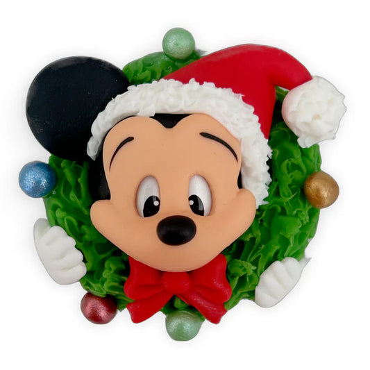 Christmas Wreath Mouse Boy