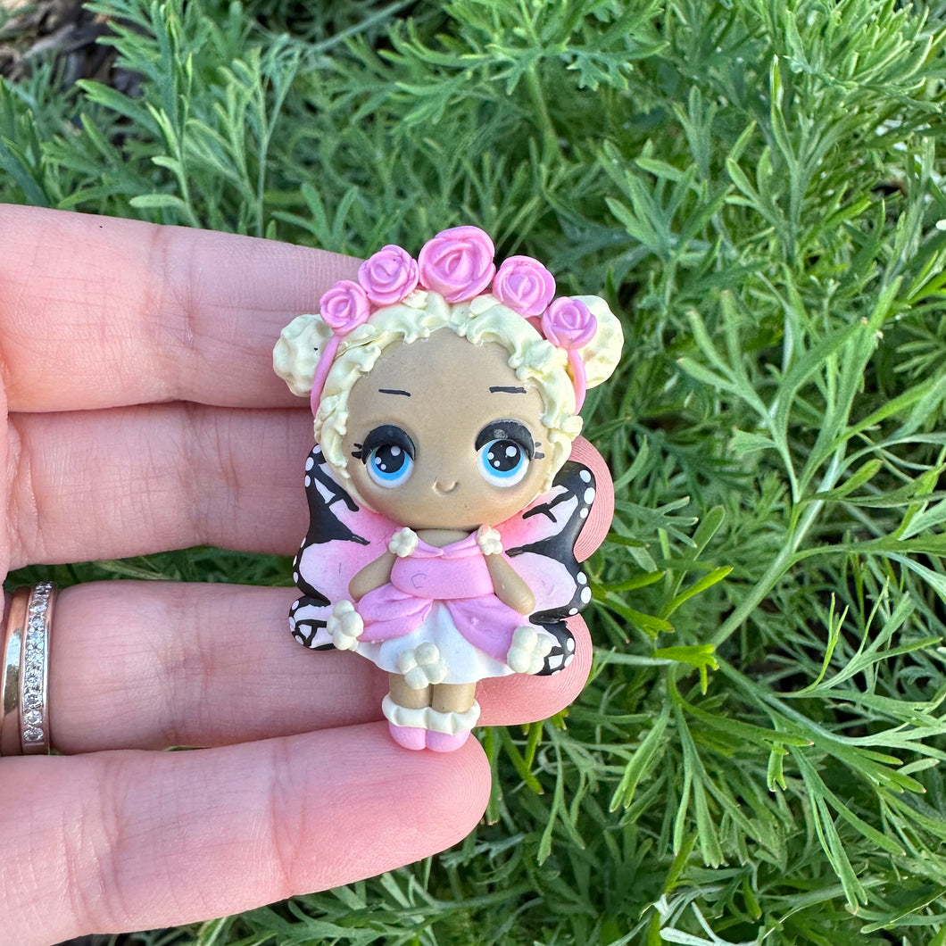 Custom Fairy Girl Clay Bow