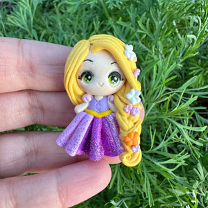 Custom Princess Clay Bow