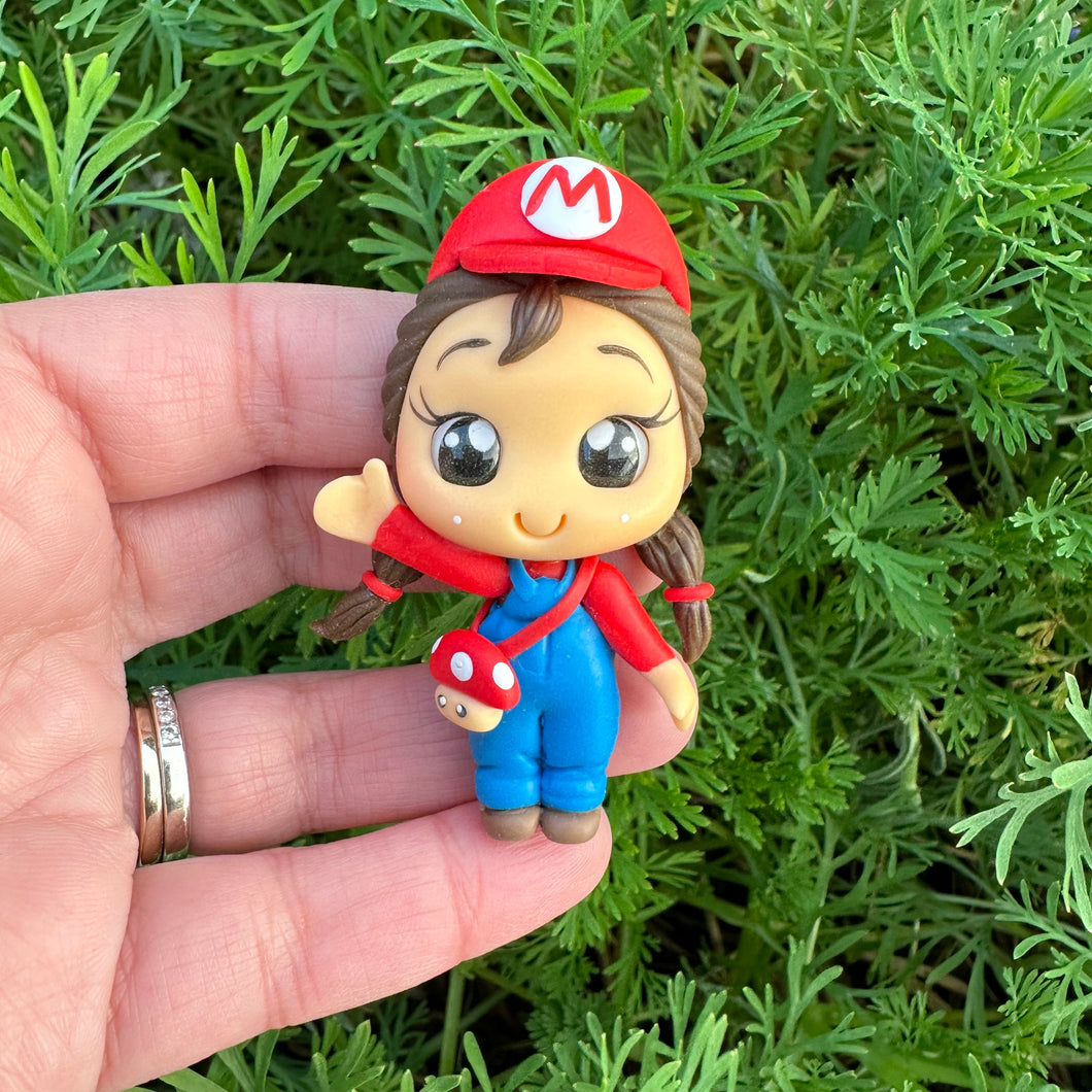 Custom Mario Girl Clay Bow