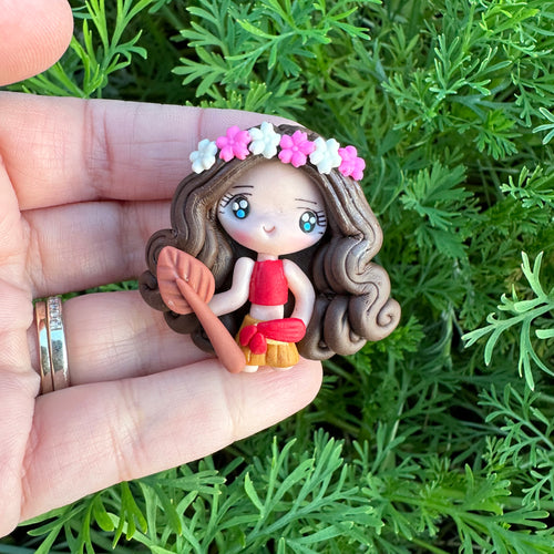 Custom Princess Clay Bow