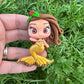 Custom Christmas Mermaid Clay Bow