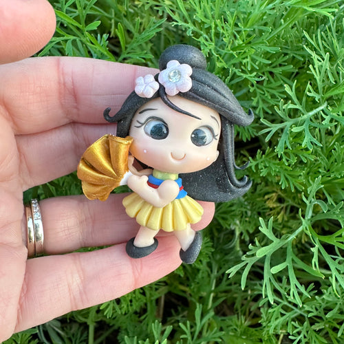 Custom Princess Clay Bow